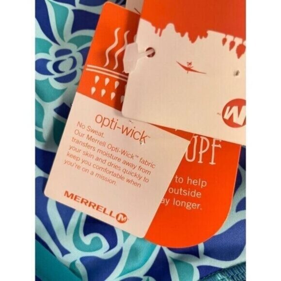 Merrell Nora Aruba Botanical Floral Racerback Yoga Tank NWT Medium - Picture 6 of 7